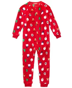 Family PJs Santa & Friends Matching One-Piece Christmas Pajamas 6-7 Small #5747 - Picture 1 of 3