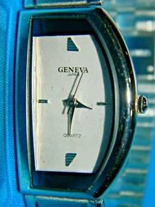 Geneva ladies metal bracellete silver tone  - Picture 1 of 6