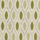 Hadley Lemongrass Green Geometric Woven Pattern Upholstery Fabric by the Yard