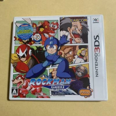 Used Capcom 2015 Mega Man Classics Collection Rock Man Nintendo3DS Action Japan  - Image 1 of 4