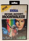 SEGA MASTER SYSTEM MICHAEL JACKSON MOONWALKER GAME VINTAGE 1990 USED IN BOX