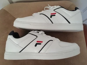 Neu Fila Fitness Herren weiß Retro Freizeit Sport Tennis Fitness Schuhe Turnschuhe 11,5 - Bild 1 von 16