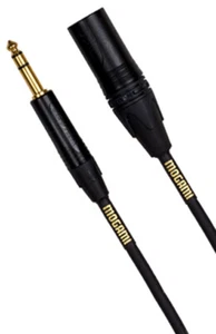 Cable de audio de conexión macho Mogami dorado TRS-XLRM 10' pies equilibrado 1/4" a XLR - Imagen 1 de 1