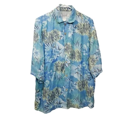 Винтажная мужская футболка Citron Santa Monica Camp S тропическая гавайская Aloha Cruise США - Изображение 1 из 4