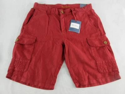 ROBERT GRAHAM MCCALLISTER CLÁSICO YATES CARGO PANTALONES CORTOS LADRILLO HOMBRE 32 NUEVO CON ETIQUETAS Foto 1 de 4