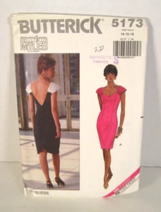 Butterick Morton Myles 5173 Easy Back Wrap Dress Misses' 14-18 Pattern Uncut - Picture 1 of 2