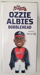 Atlanta Braves Ozzie Albies Bobblehead Latin Nights Los Bravos Baseball 9/10/21 - Picture 1 of 8