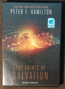 The Saints of Salvation Audio Book 2 Discs Peter F Hamilton Read by John Lee B3 - Imagen 1 de 3