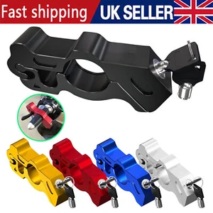 Motorbike Motorcycle Handlebar Throttle Grip Lock Anti-theft Brake Level Lock - Picture 1 of 13