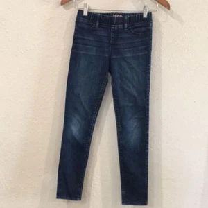 Gap Kids Girls Sz 10 Skinny Fit Pull On Jeans Stretch Dark Wash - Picture 1 of 9