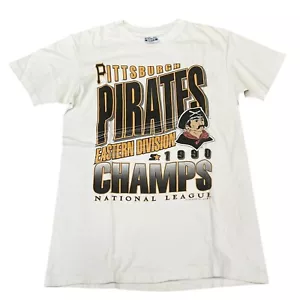 Vintage Pittsburgh Pirates 1990 T-shirt Champs National AN46138 - Picture 1 of 2