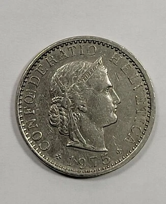 Switzerland, 20 Rappen, 1979,  Copper-nickel fine condition coin BT-172 - Image 1 of 2