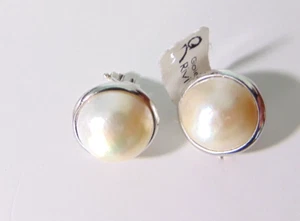 ORECCHINI DONNA PERLA NATURALE & ARGENTO 925 - Imagen 1 de 2