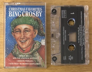 Bing Crosby Christmas Favorites Music Cassette Tape HANC-15059 (MCA 1990 Used) - Picture 1 of 6