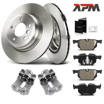 2x brake caliper 2x brake discs 4x brake pads rear ø336 mm for BMW E90 E91 E93 - Image 1 of 4