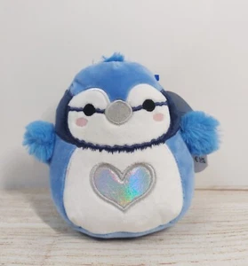 Juguete de Peluche Squishmallows BABS The BLUEJAY 5" Escuadrón de San Valentín Pájaro Azul Oficial - Imagen 1 de 12