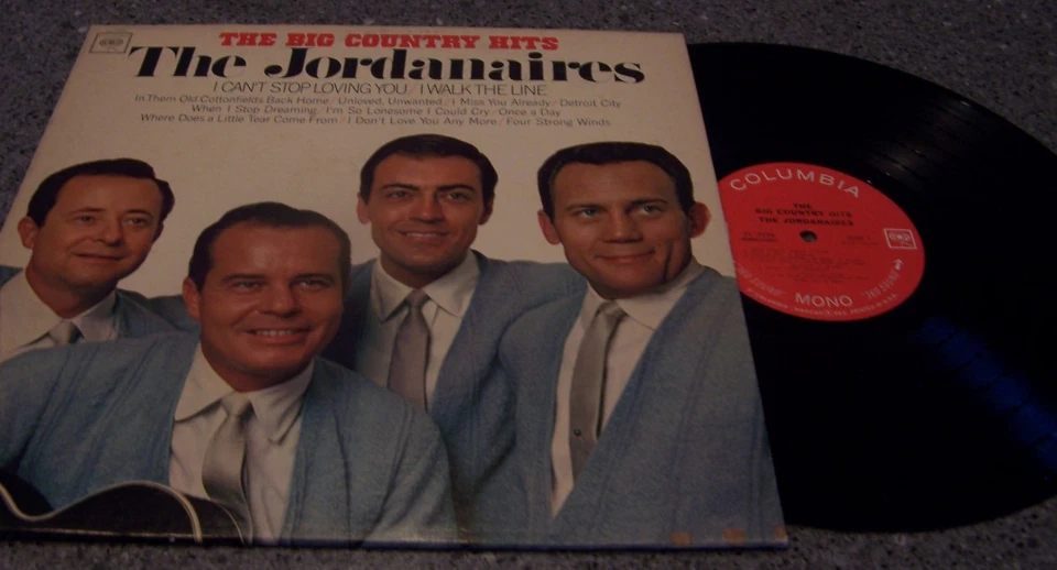 The Jordanaires "The Big Country Hits" MONO LP I WALK THE LINE ELVIS PRESLEY - Image 1 of 4