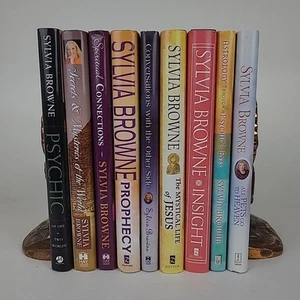 Lot of 9 Sylvia Browne Hardcovers Psychic Spiritual Afterlife - Picture 1 of 11