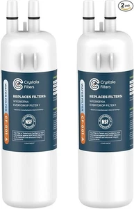 2 Pack Crystala Refrigerator Water Filters for W10295370A ,EDR1RXD1,Filter 1 New - Picture 1 of 6