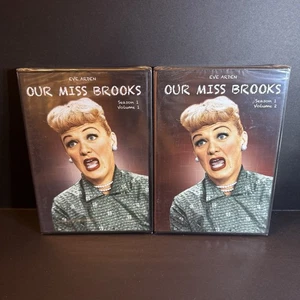 Our Miss Brooks Complete TV Season 1  DVD Volume 1 & 2 BRAND NEW - Picture 1 of 2