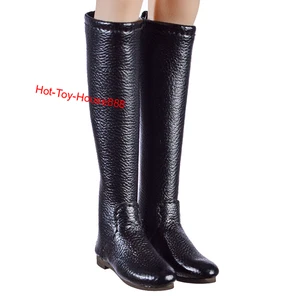 1/6 Scale Black Riding Boots Model For 12" Female Action Figure Body - Picture 1 of 16
