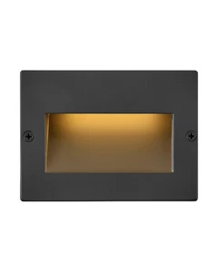 Taper Deck Sconce LED Step Light in Satin Black - Picture 1 of 1