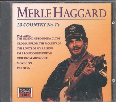 Merle Haggard 20 Country Nr. 1 CDs UK Musik Für Vergnügen 1994 724382895220 - Bild 1 von 3