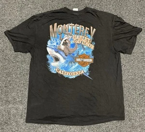 Harley Shirt 2XL Shark Davidson Chopper Motorrad Biker Tee - Bild 1 von 2