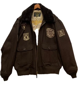 SCHOTT Wings of Gold Jacket Intermediate G-1 U.S. Navy Spec M-422 B Vietnam 2XL - Picture 1 of 10