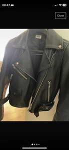 Weekday Leather Jacket - Picture 1 of 4