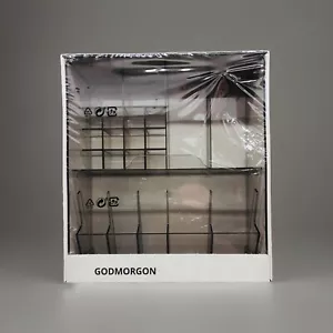 Nuevo IKEA GODMORGON Caja Grande Compartimento Cajón SET Plástico Ahumado 12.5 x 11 x 4 - Imagen 1 de 8