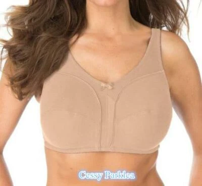  US "Comfort Choice" 100% Cotton Wire-Free Full Coverage Lightweight Bras - Image 1 of 4