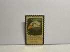 Vintage Organized Labor Proud Usa 15c Postage Stamp Lapel Pin Usps