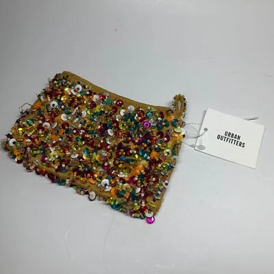 Urban Outfitters Sequins Coin Zipper Purse Mini - Изображение 1 из 4