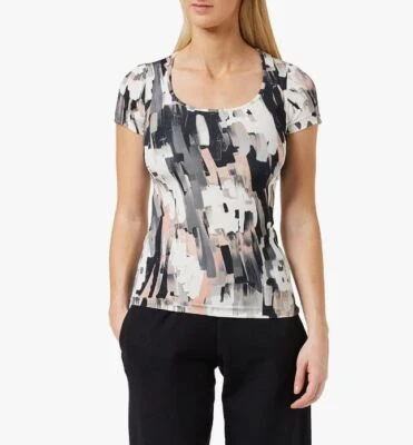 Just Cavalli Mujer Logo Camiseta/top Hecho en Portugal Calce Ajustado PVP £399 Foto 1 de 4