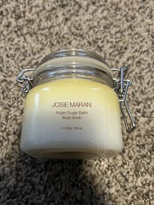 Josie Maran Argan Sugar Balm Body Scrub-WINTER GARDENIA - 10 oz-NEW-NO BOX - Picture 1 of 8