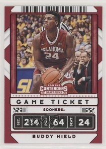2020-21 Panini Contenders Draft Picks Game Ticket Red Buddy Hield #24.1