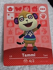 TAMMI 260 Animal Crossing Amiibo Authentic Nintendo Mint Card From Series 3