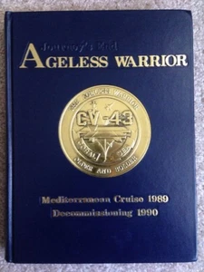 1989 1990 USS CORAL SEA CV-43 U. S. NAVY MED CRUISE BOOK DECOMMISSIONING BOOK - Picture 1 of 7
