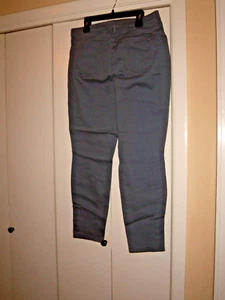 Martha Stewart Blue comfort jeans, 4 Snaps on bottom of leg , women's Sz  16 #19 - Picture 1 of 8