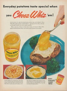 1959 Cheez Whiz Everyday Potatoes Taste Special Pimento Vintage Print Ad - Picture 1 of 1