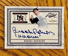 Brooks Robinson 2011 Prime Cuts Nicknames Hoover auto #17/25 - BALTIMORE ORIOLES