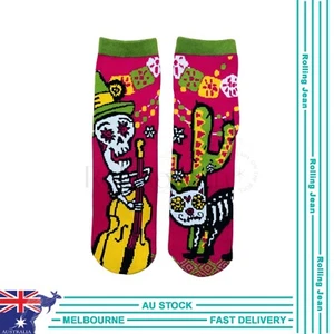 6 Pairs Unisex Novelty Socks Cotton Funny Sox Crazy Crew Fancy Happy Size 2-7 - Picture 1 of 2
