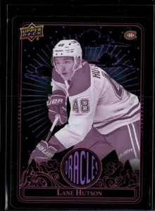 2024-25 Upper Deck Extended Lane Hutson Oracles SP Purple #O-55 - Picture 1 of 2