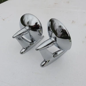 Vintage NOS Sta-Tight Deluxe 330 Chevy Ford Chrysler Dodge Chrome Dual Mirriors - Picture 1 of 4
