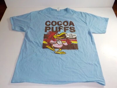 Camiseta CUCKOO FOR CACOA PUFFS CEREAL HOMBRE Grande General Mills Azul Foto 1 de 4