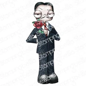 Stamping Bella, Rubber Stamp, ODDBALL SPOOKY GUY - Picture 1 of 6