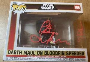Peter Serafinowicz *HANDSIGNIERT* Darth Maul FUNKO POP - Star Wars - AUTOGRAMM - Bild 1 von 3