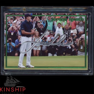 Jordan Spieth signed Cut Custom Card JSA COA PGA Golf Auto Masters Z1817 - Picture 1 of 2