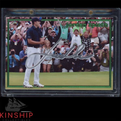 乔丹·斯皮思签名剪裁定制卡 JSA COA PGA 高尔夫签名大师赛 Z1817 — 第 1/2 张图片